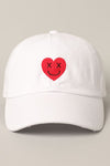 Heart Smiley Face Baseball Hat